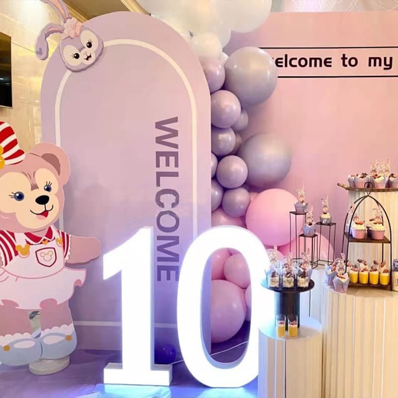 MARRYME Proposal Light LOVE Letter LED Neon Light 10th Birthday Number Light 520 Glowing Characters