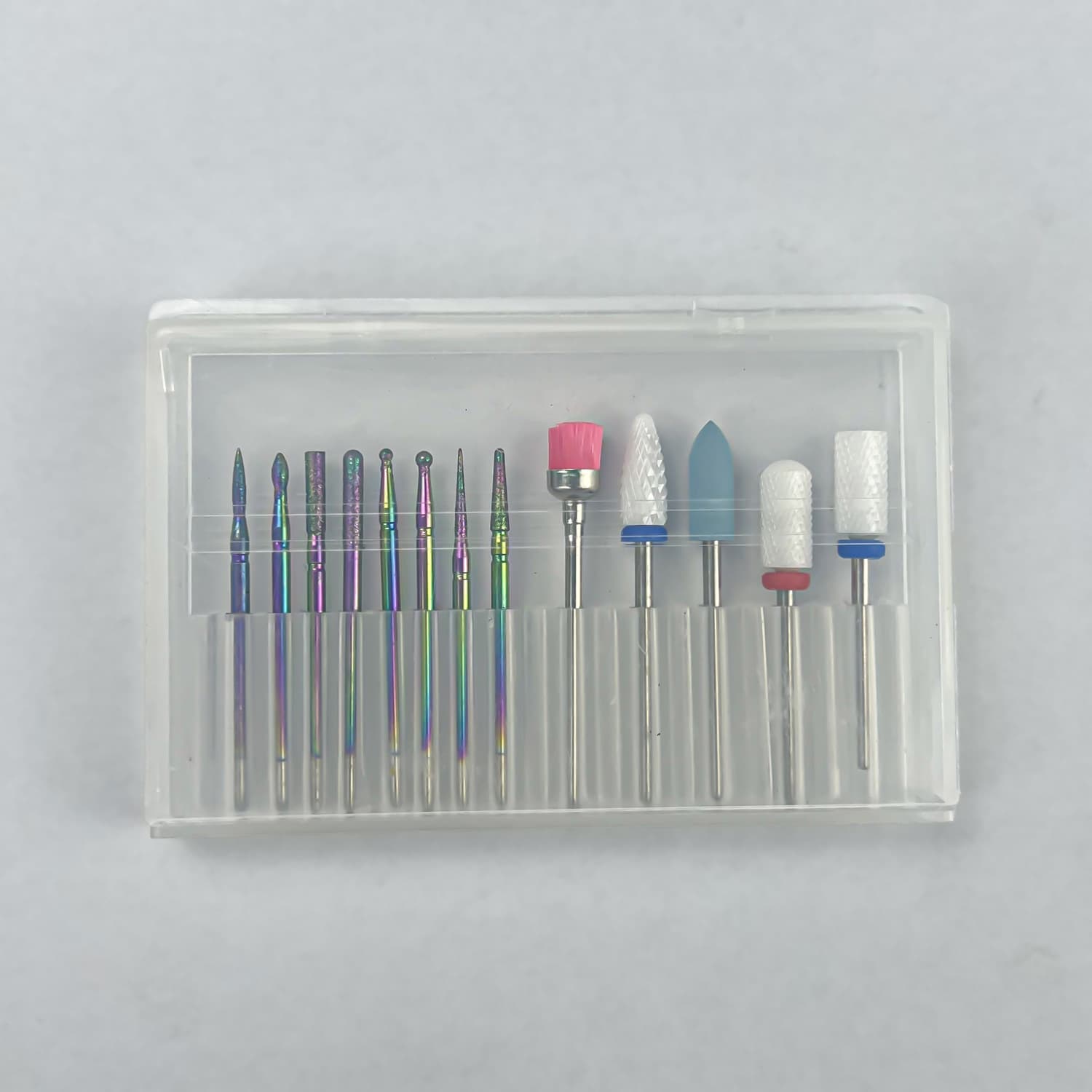 Ceramic Nail Drill Bit for Nail Removal Machine, Cuticle Grinding Head, Manicure Accessory, Corn-Shaped Front Drill Bit
