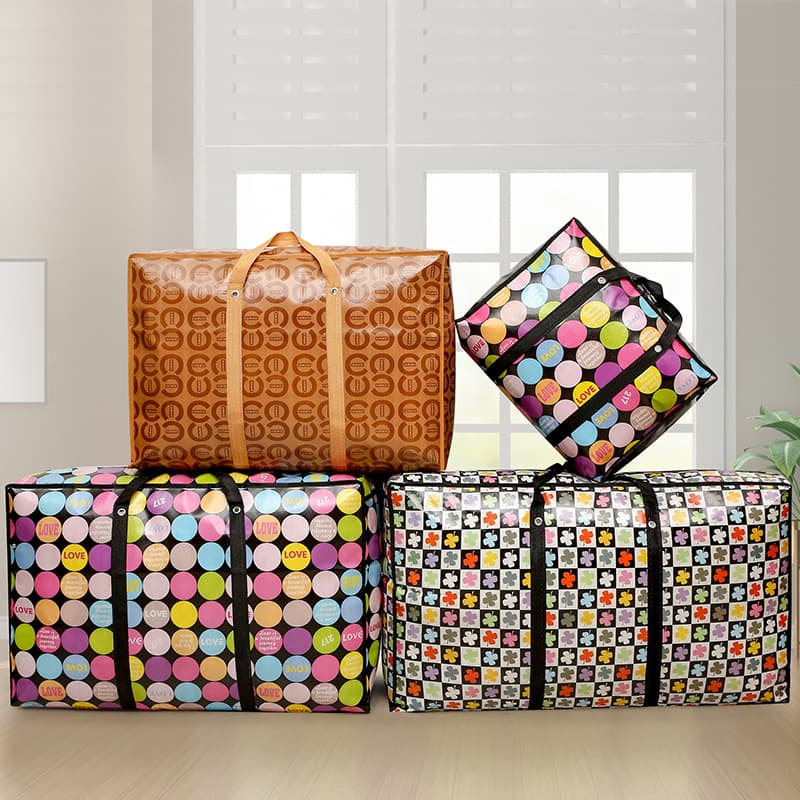 Moving Bag Woven Bag Quilt Storage Bag Non-Woven Thickened Handheld Large Capacity Moving Packing Bag Luggage Bag