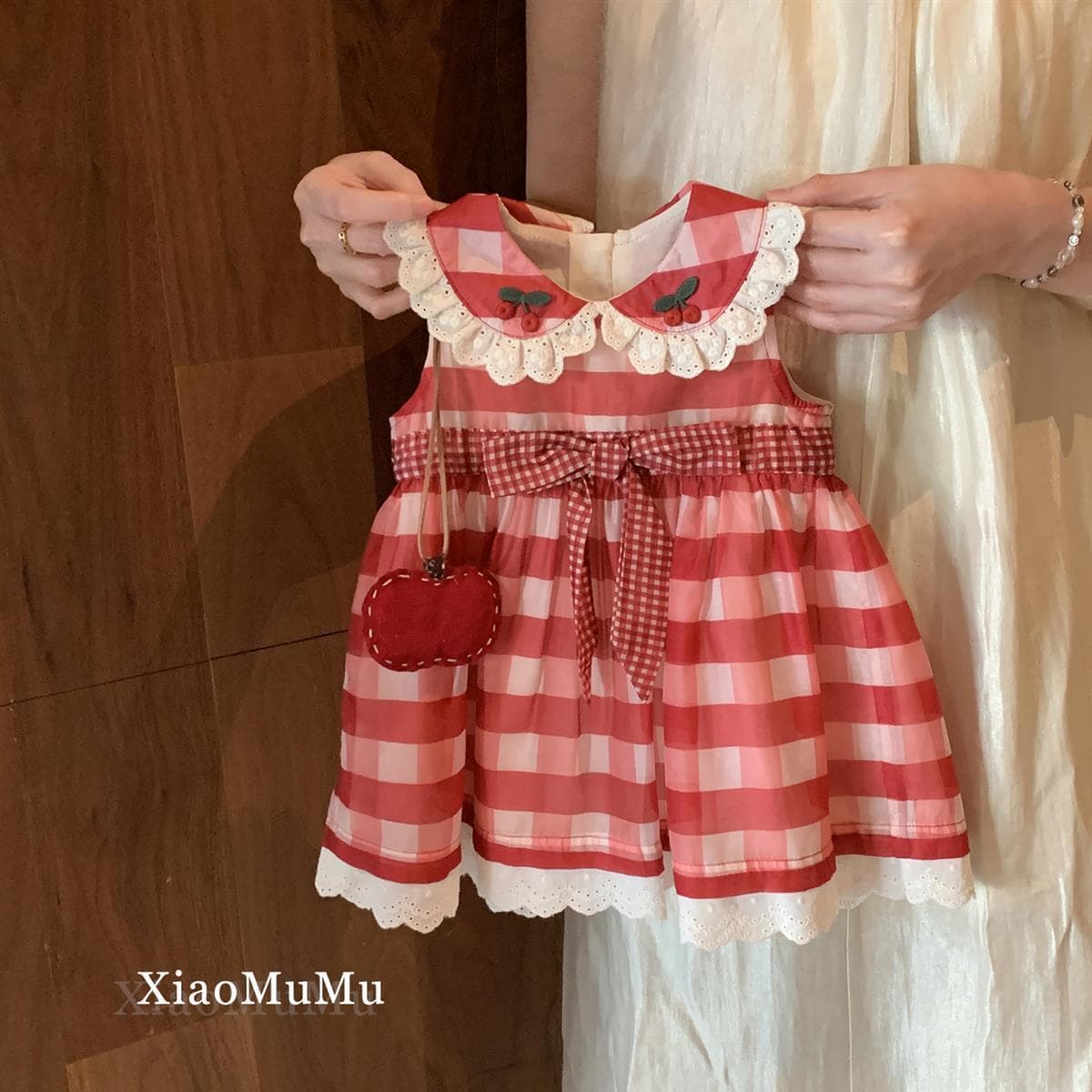 Girls Dress Toddler Summer 2025 New Arrival Birthday Party Red Dress Baby Girl Fashionable Vest Dress