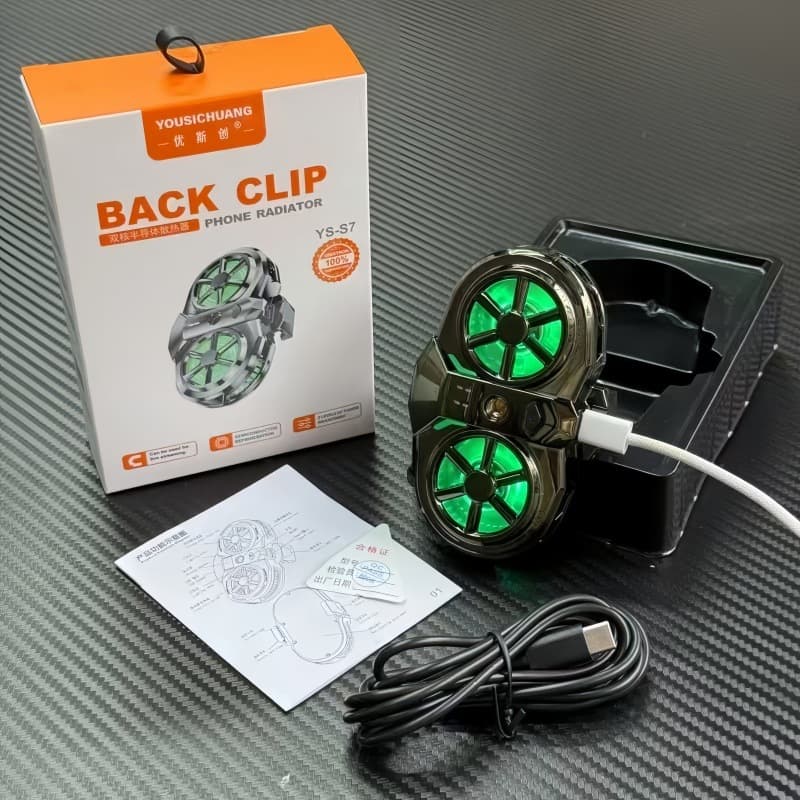 Mobile Phone Radiator Semiconductor Semi-Conduction Ice Sealing Suitable for Universal Back Clip Live Game Cooling Magical Refrigerator