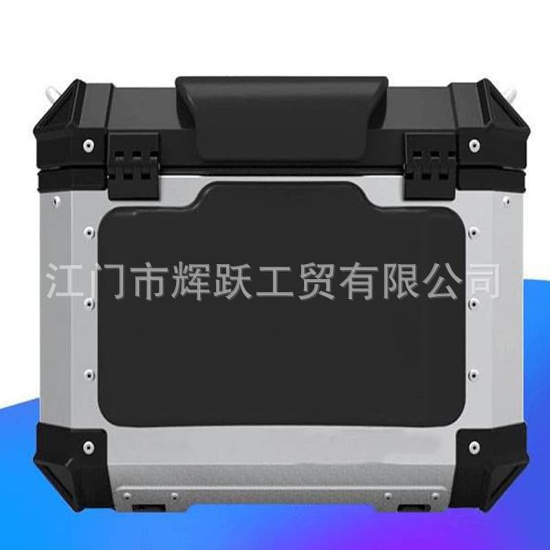 Factory Wholesale PU Foam Self-Skinning Backrest for Motorcycle Aluminum Alloy Tail Box Back Cushion Scooter Accessories