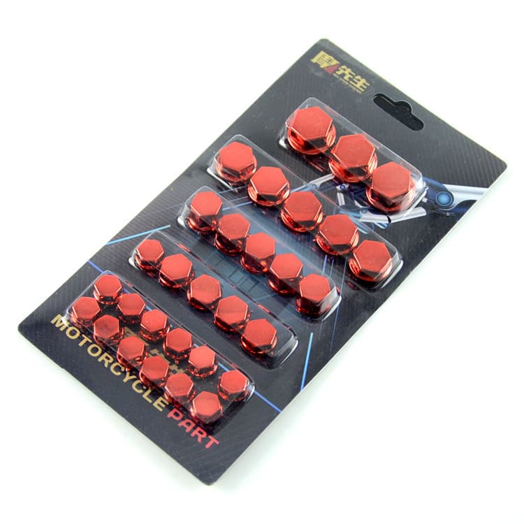 Motorcycle Modification Accessories Engine Screw Cap Decorative Parts Scooter Engine Head Screw Cover Colorful Screw Caps