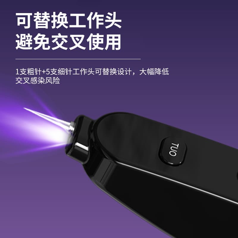White Dot Mole & Spot Removal Pen, Scarless Wart & Freckle Remover, Picosecond Laser Beauty Device for Home & Salon Use