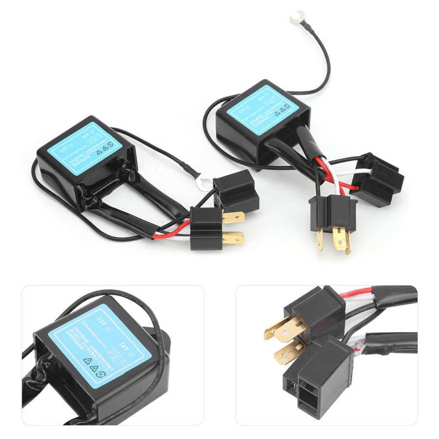 Manufacturer wholesale H4 LED headlight polarity converter LED fault decoder H4 xenon lamp positive and negative converter