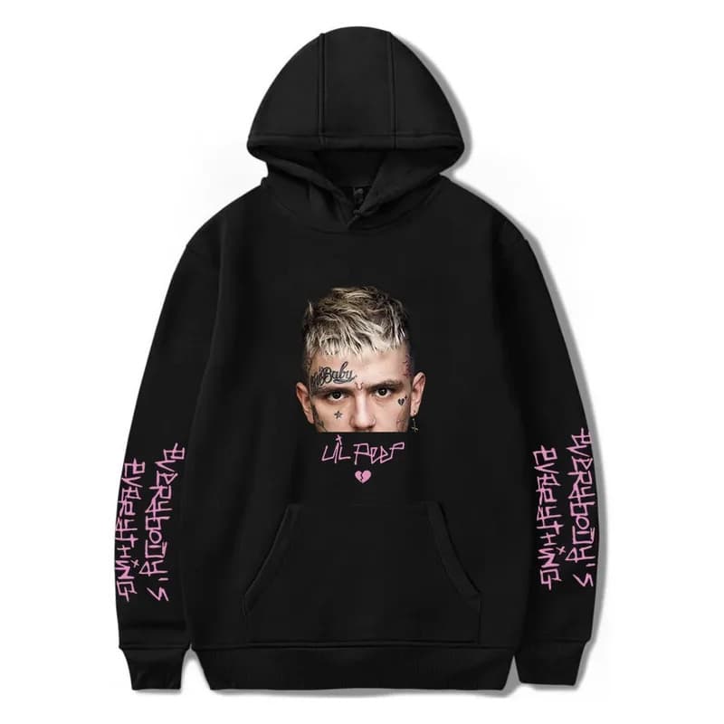 [Cross-border European code] Lil Peep Hoodie Sweatshirt Fashion Hip Hop Vinta