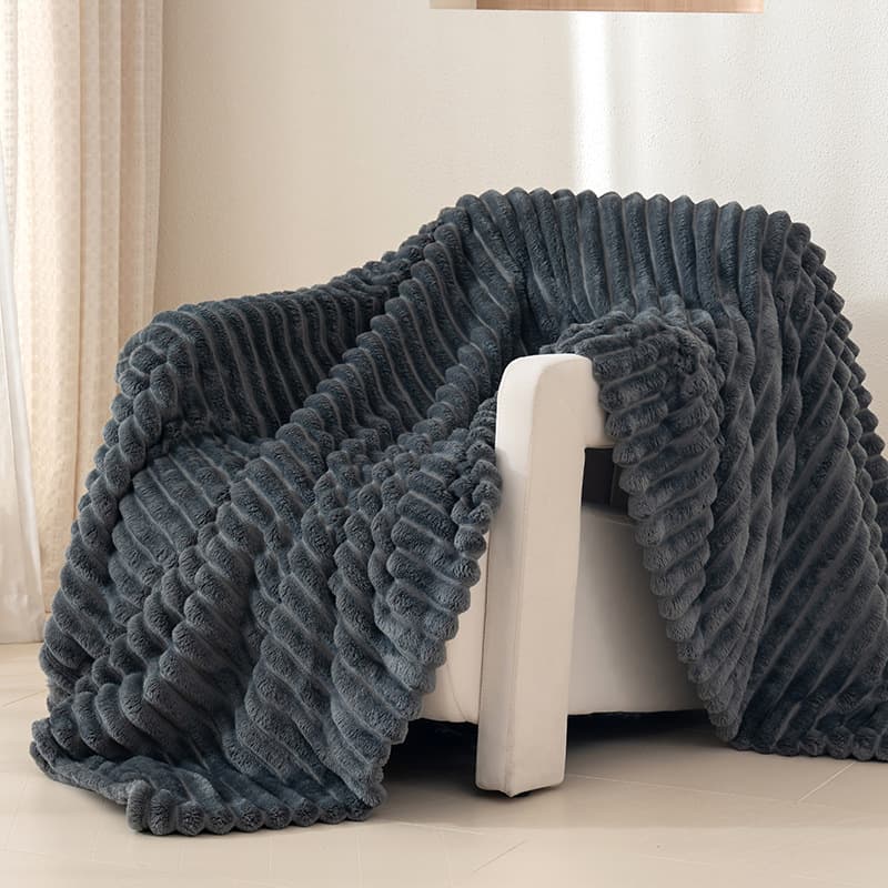 Solid color blanket for cross-border Amazon/foreign trade, winter nap throw, sofa-compatible, US standard vacuum Christmas edition