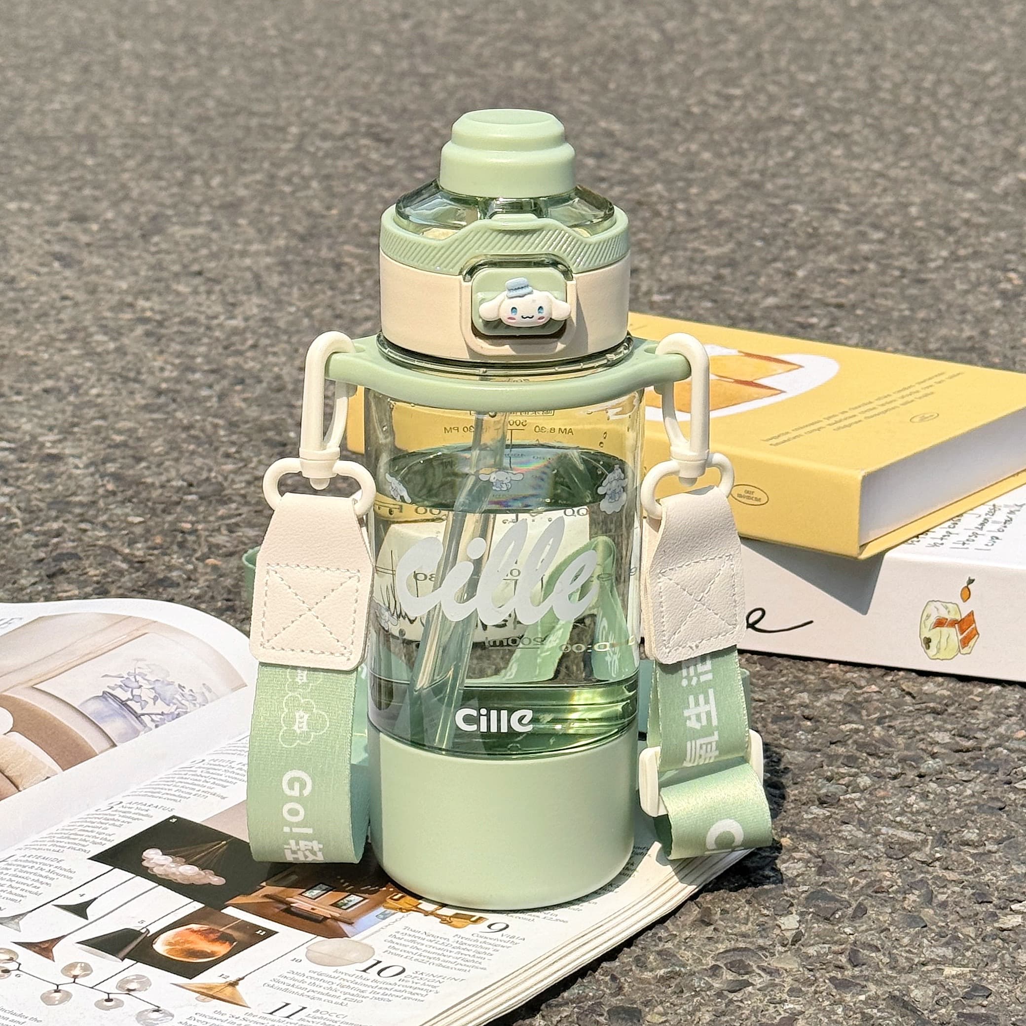 Xile New 2025 High Appearance Student School Dual Drinking Bottle Food Grade Tritan Straw Cup