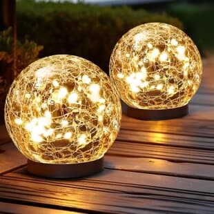 Cross-border Solar Cracked Ball Light Garden Independence Day Outdoor Waterproof Ground Insert Light Garden Stadium Villa Landscape Light