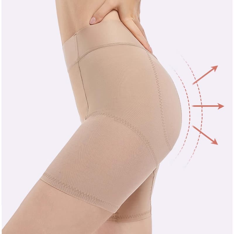 Ailaixuan Mid-Waist Butt-Lifting Shapewear Bodysuit for Women, Tummy Control, Postpartum Belly Shaper, Summer Lightweight Medium-Control Shorts