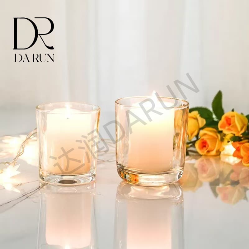 Manufacturer supplies aromatherapy candle cup 10125 aromatherapy candle holder cup transparent empty cup