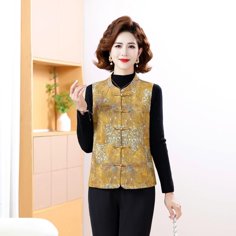 2026 New Women's Summer Vest, Age-Reducing Style, Thin Fit for Middle-Aged Mothers, Wholesale Stock