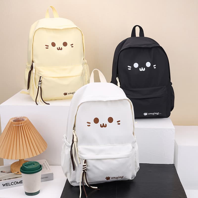 2025 New Cute Cartoon Girl Large-Capacity Backpack High School Student School Bag Casual Backpack for Women