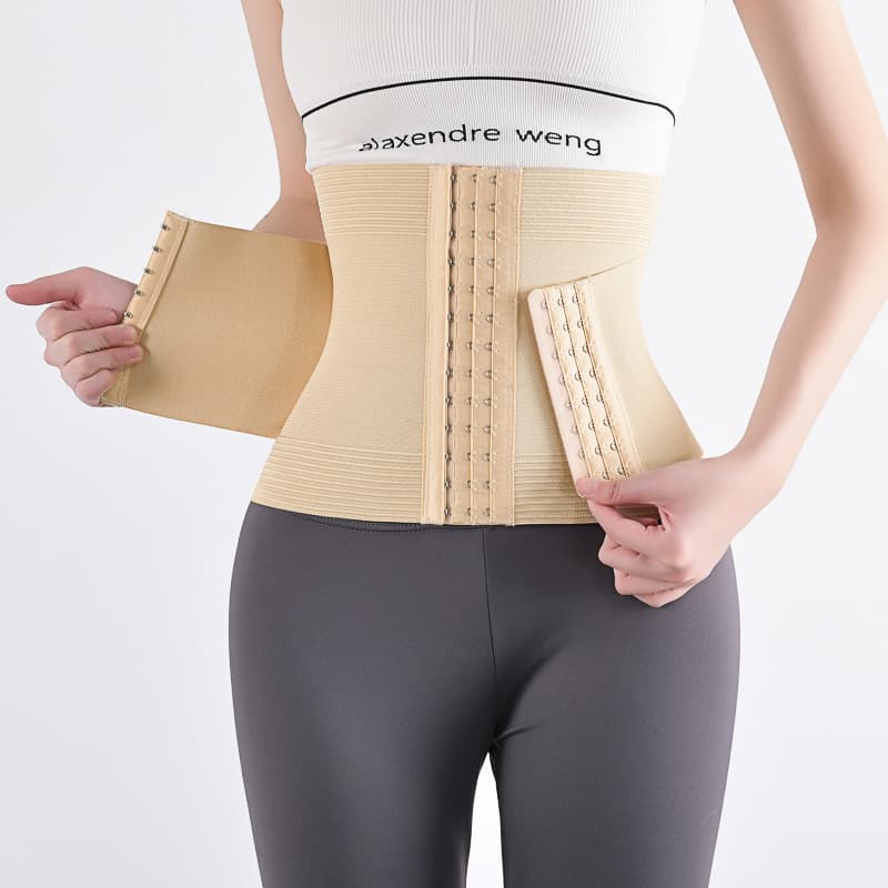 Cross-border Waist Trainer for Women Double-Layer Shapewear Belt Body Shaper Corset