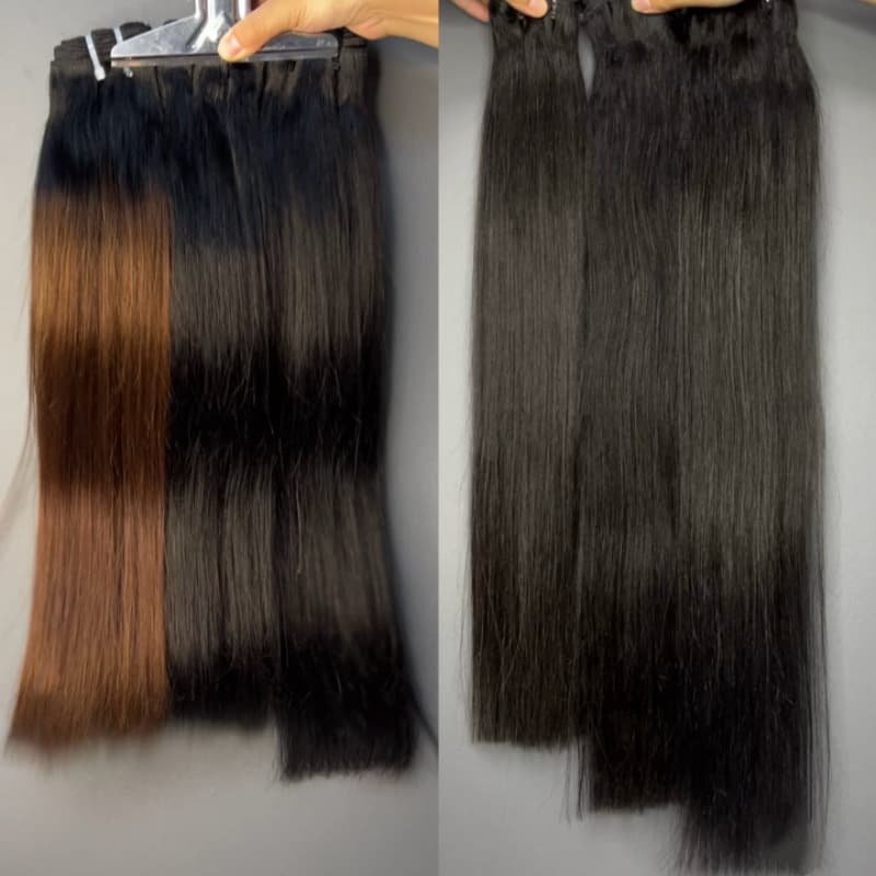 Vietnam Shunfa SDD Real Human Hair Weft 100% Real Hair 14A Weft Human Hair Bundles