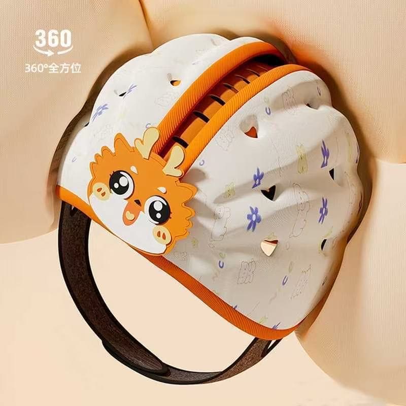Baby head protection anti-fall cap gadget, children's learning to walk and crawl safety helmets, toddler anti-collision caps, infant anti-fall helmets.