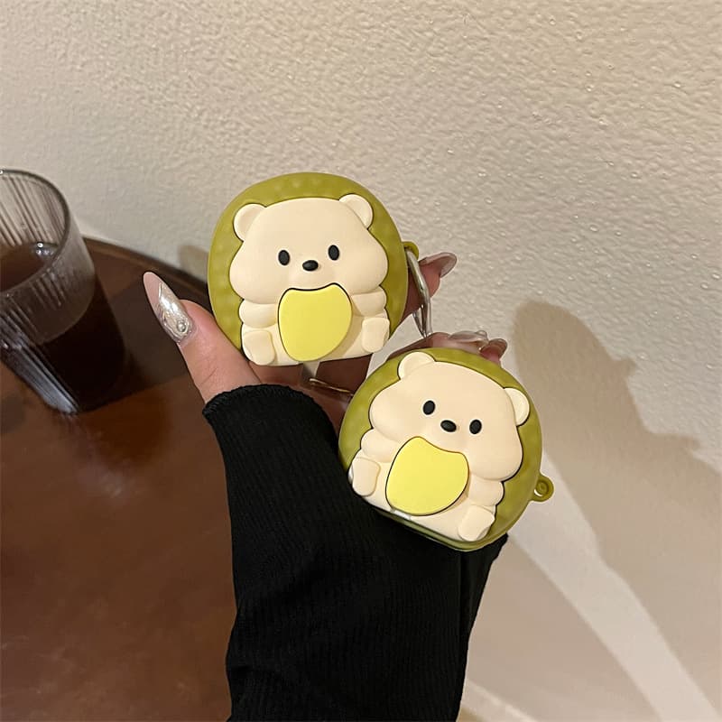 Suitable for Samsung buds 2 pro wireless Bluetooth headset protective cover three-dimensional durian squirrel budspro case