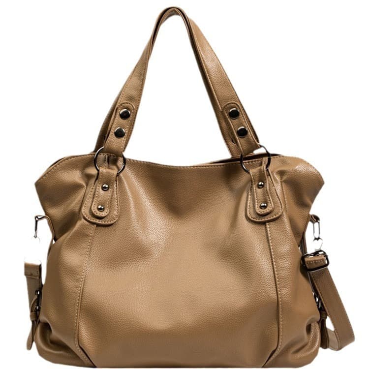 Women's Export Bag 2025 Korean Style Large Capacity Handbag, Soft Leather Simple Casual Shoulder Crossbody Bag