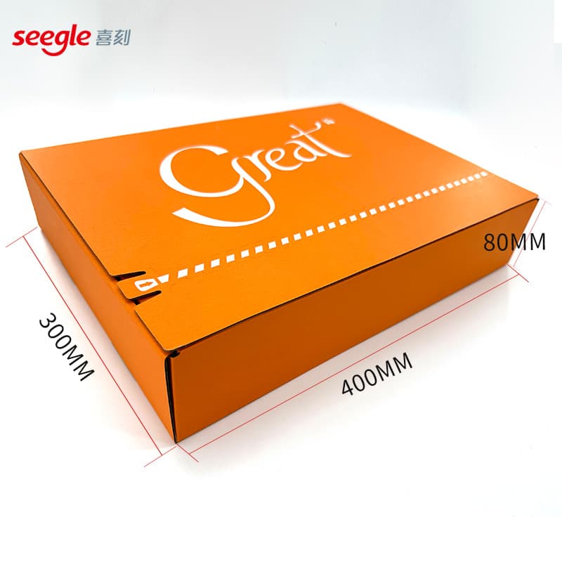 Zipper Airplane Box Ready Stock 40*30*8, Clothing Gift Packaging Box, Express Gift Box, Zipper-Type Corrugated No-Tape