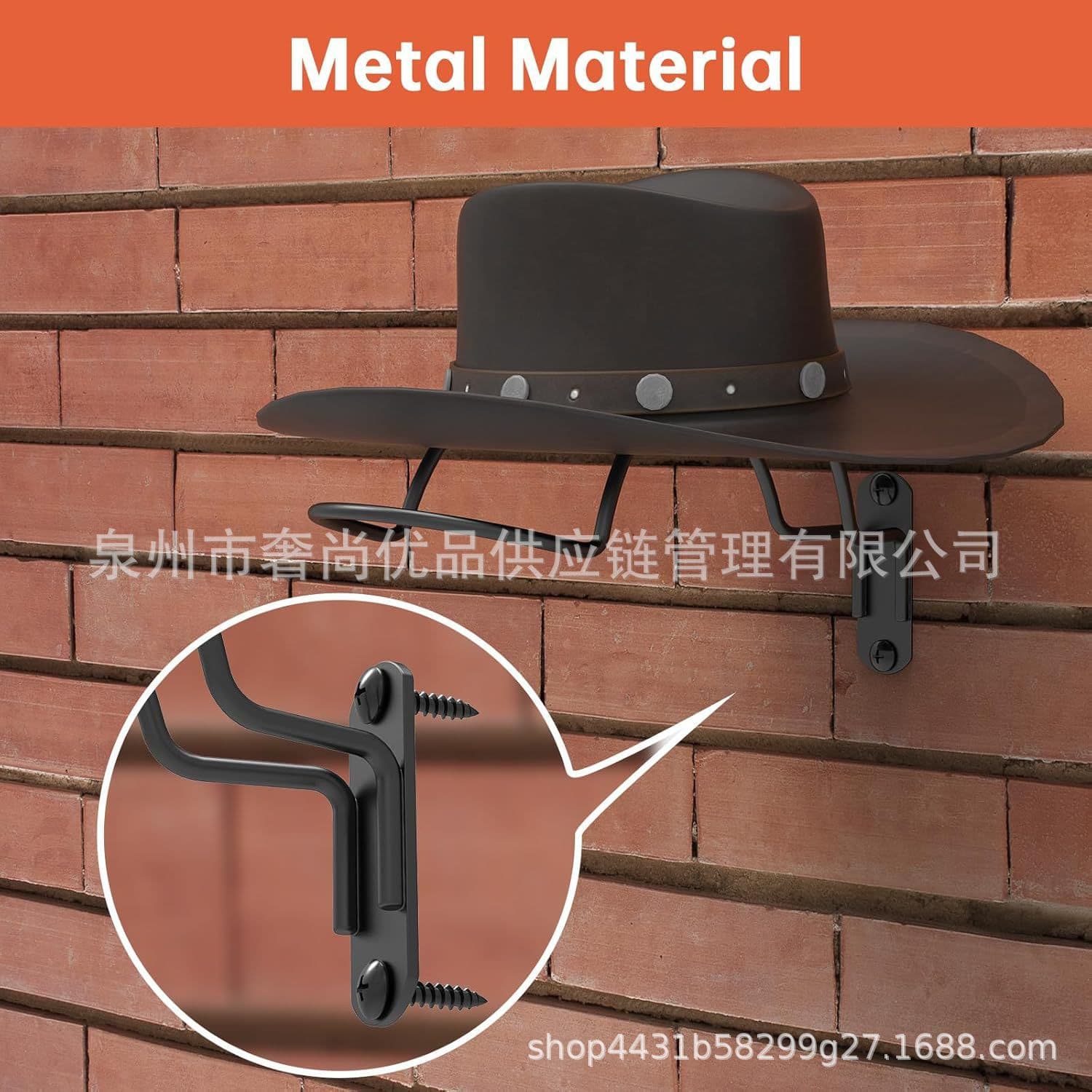 Cross-Border Wall-Mounted Storage Display Rack, Motorcycle Helmet Holder Hook, Suitable for Hockey, Equestrian, Baseball Cap Rack