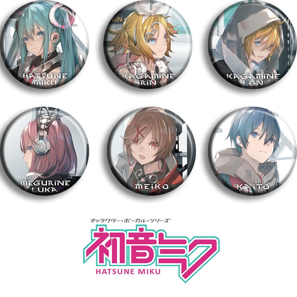 Hatsune Miku Anime Game 2D Peripheral Badge Mirror Sound Vocaloid Patrol In Stock Pendant Art