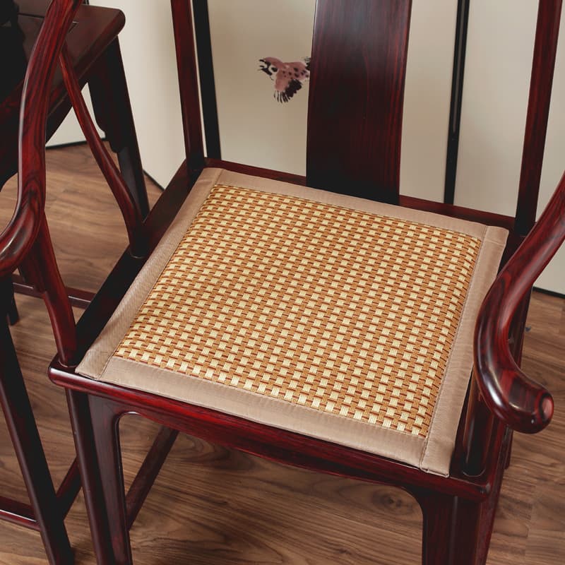 Thickened solid wood bench cushion rectangular chair cushion tea stool cushion winter chair cushion