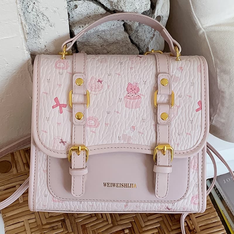 Women's Bags 2026 Spring New Stylish High-Appearance College Backpacks Fashionable Student School Commute Small Backpacks