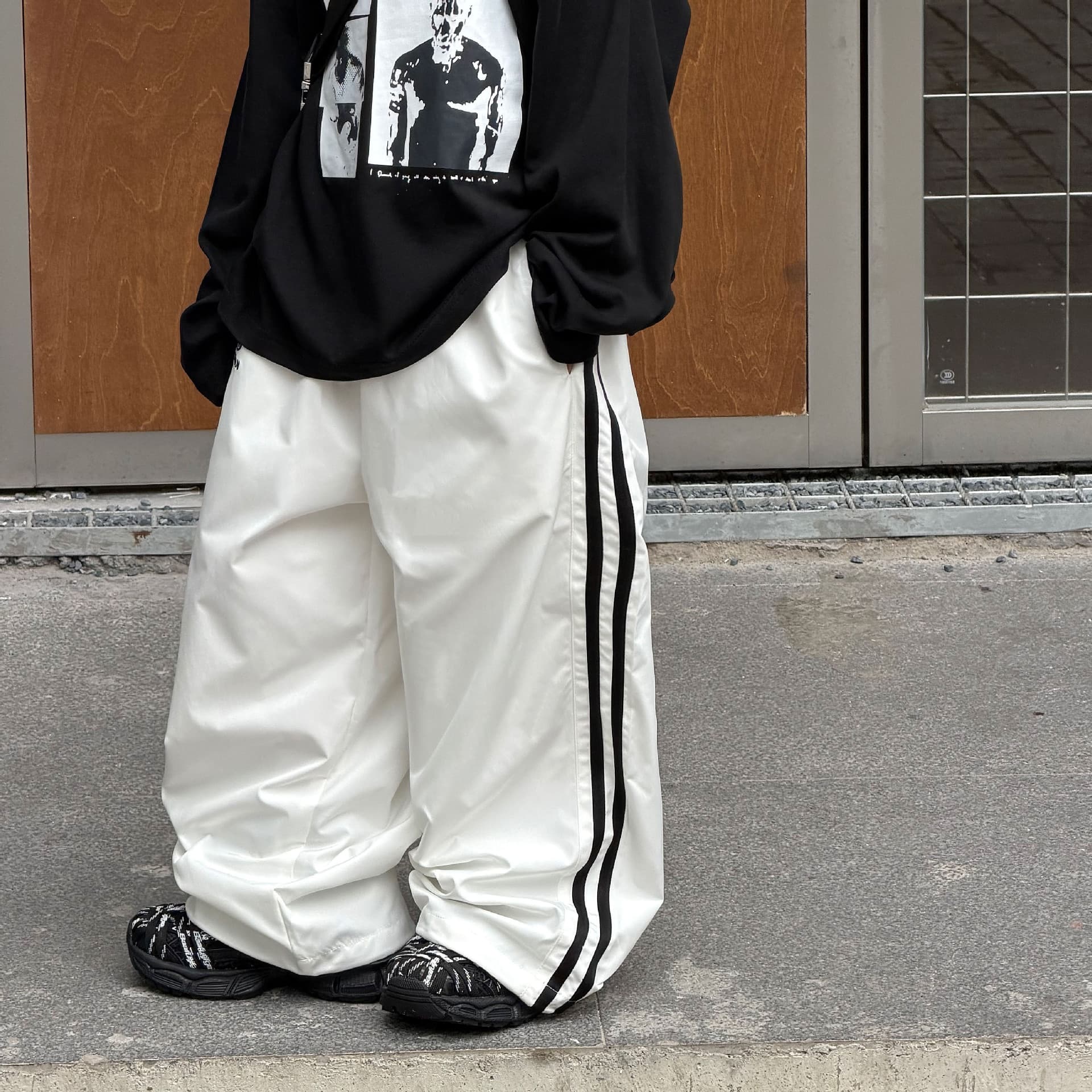 Tairu 2026 Autumn New Arrival Boys' Fashion Casual Sweatpants, Loose Drawstring Jogger Pants for Boys, Trendy