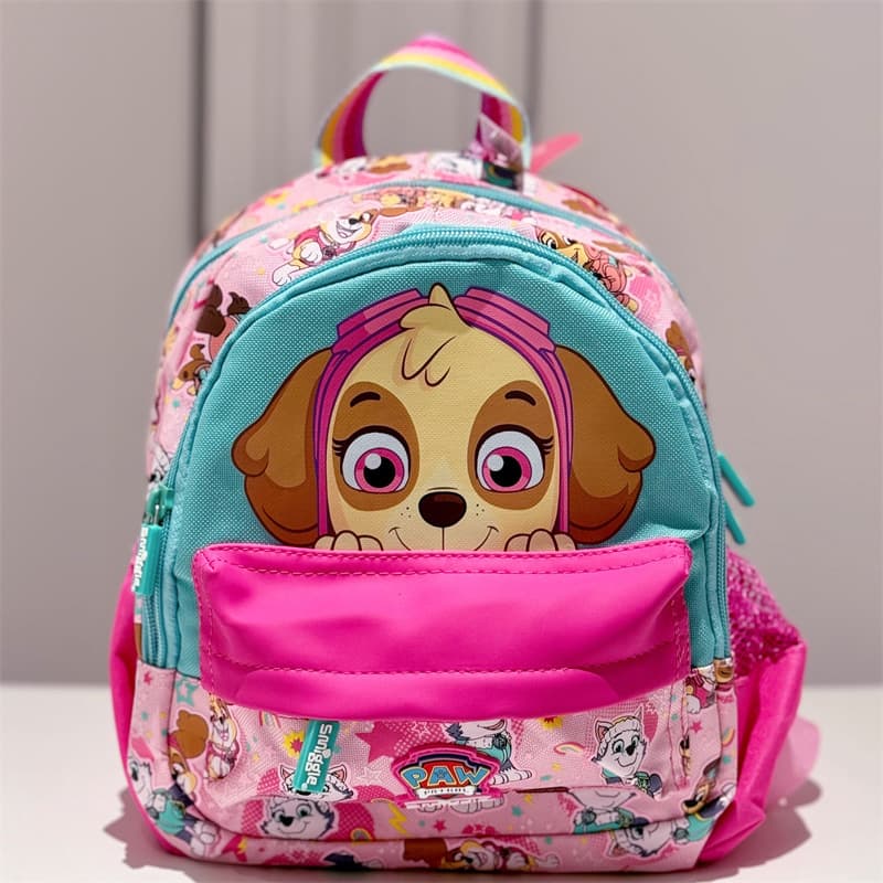 Australian Smiggle Backpack Kindergarten Pink Paw Patrol Kids Backpack Clothes Storage Bag Cartoon Shoulder Bag