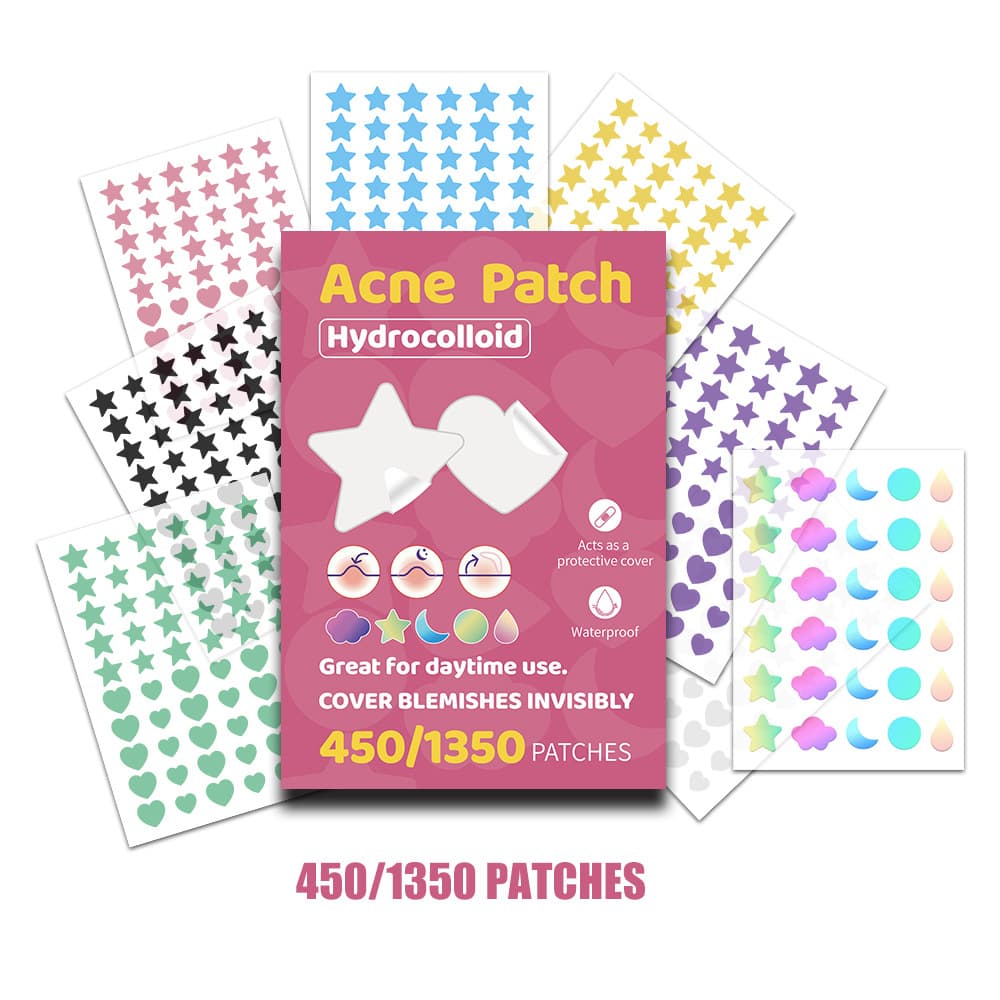 Multi-specification acne covering patch, gentle and non-irritating, fades acne, acne closure, improves acne skin, acne patch
