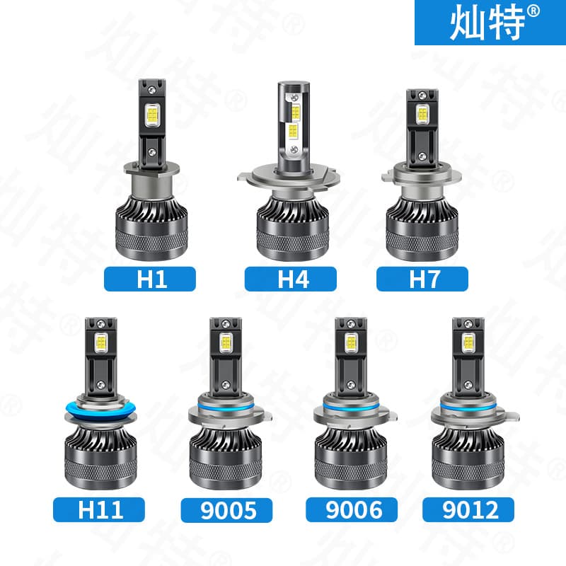 Cross-border Amazon Car LED Headlight H1 H7 H4 High Power Auto LED Front Headlight H119005