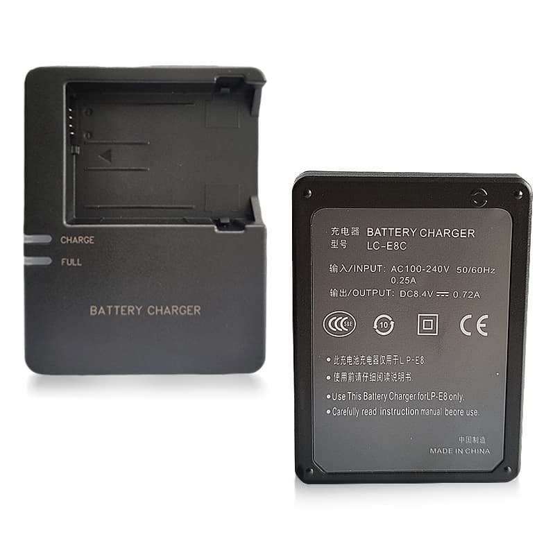 LC-E8 Charger Compatible with Canon EOS 550D 600D 650D 700D LP-E8 Charger
