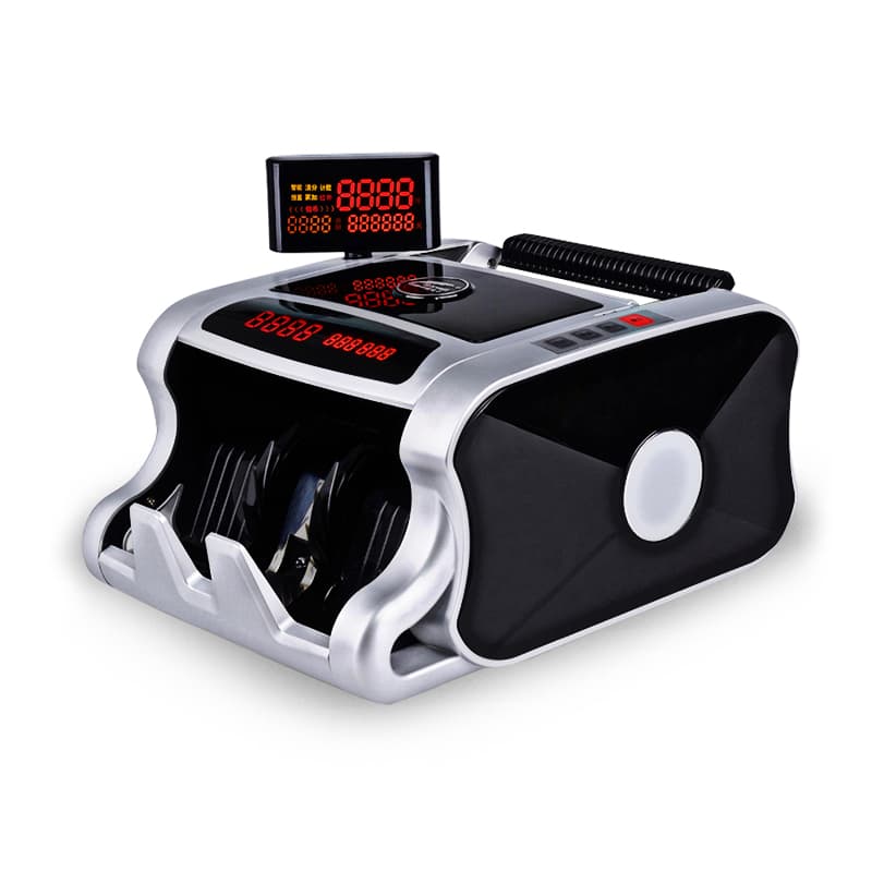 J8 dual-screen banknote counter suitable for home use, intelligent 6-function repeater, commercial voice stable Tg3