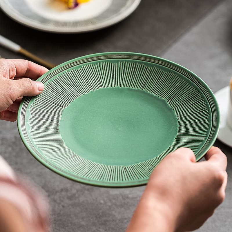 Dehua, the porcelain capital of the world, ceramic Western-style desserts, Japanese-style ritual tableware, household exquisite food, Western-style breakfast plates