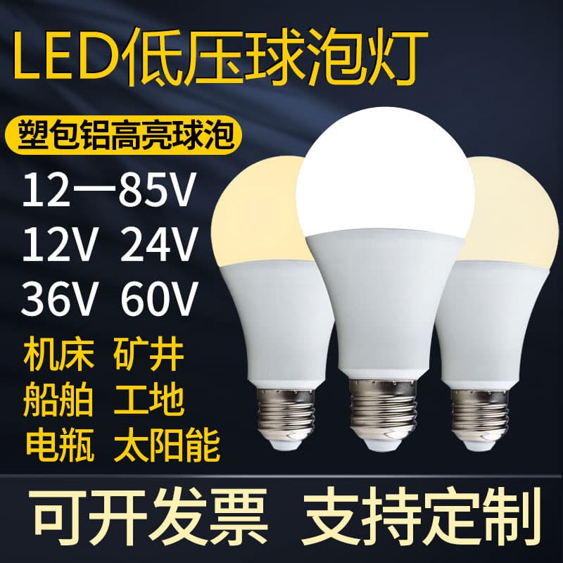 LED Low Voltage Bulb Light DC AC 12V 24V 36V 48V 60V Coal Mine Underground Lighting Fishing Boat AC DC Bulb