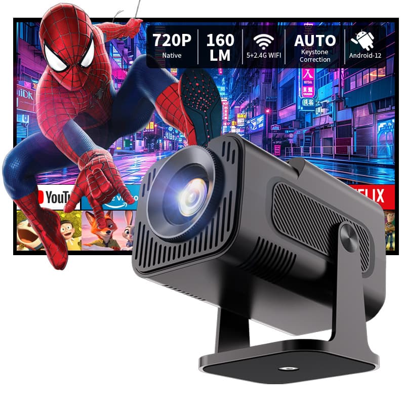 New Cross-Border HY320 Mini 1080p HD Projector 4K Short Throw Projector for Wall Projection Factory Direct Wholesale