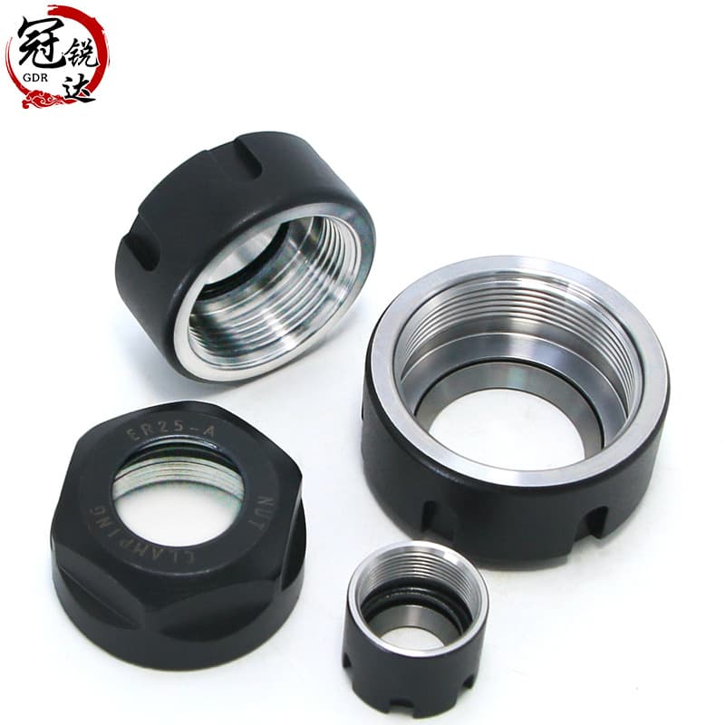 9P1EER Nut ER8 11 16 20 25 32 40 High-Precision Engraving Machine Nut, Hexagonal, CNC Tool Holder