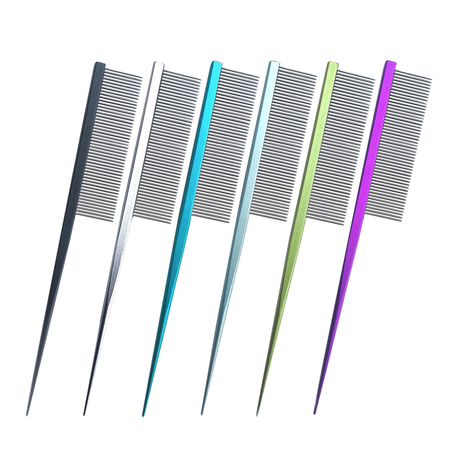 Yorkshire Terrier Specific Pet Comb Long Hair Dog Brush Tail Comb Hair Parting Comb Professional Grooming Tool for Dogs