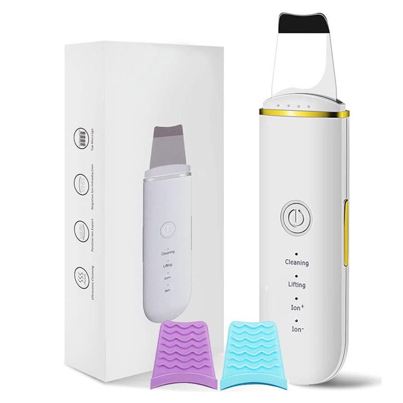 Cross-border Ultrasonic Skin Spatula Beauty Import Device Pore Cleaner Facial Cleanser Blackhead Remover Scraping Tool