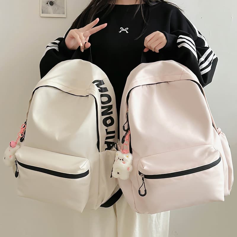 Girly Style Backpack for Women 2025 Spring and Summer New Niche Casual Travel Backpack Computer Bag Junior High School Student School Bag