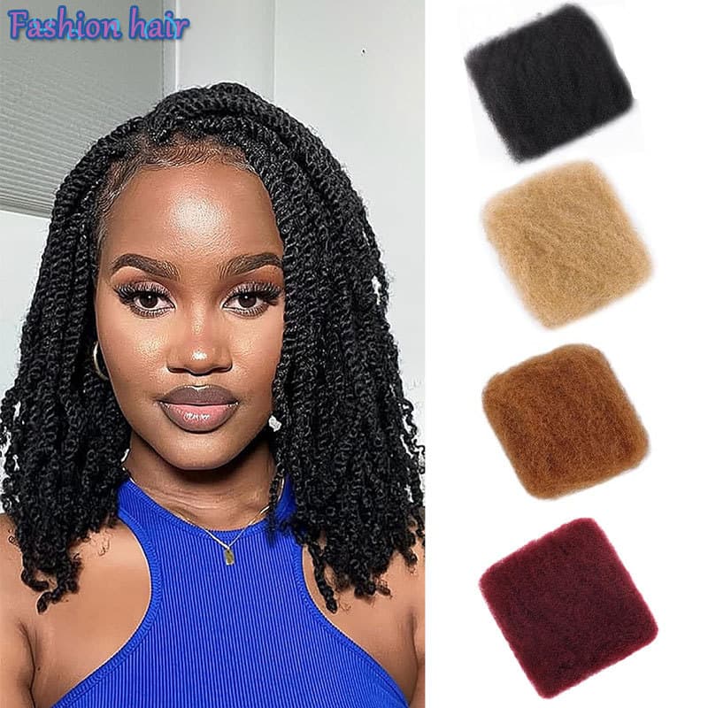 Fashion human hair reggae dreadlocks bulk human hair Afro kinkys bulk human hair
