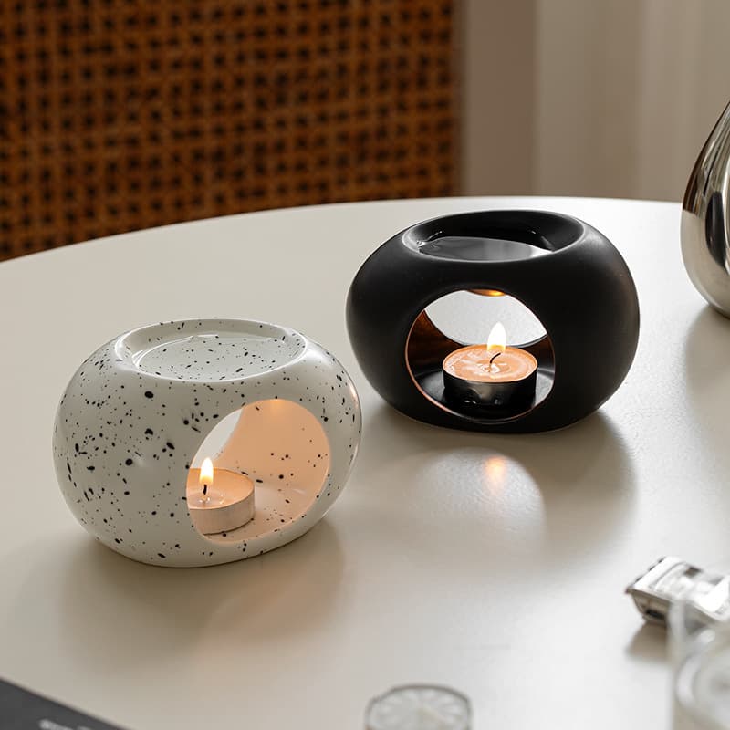 Creative Essential Oil Diffuser Stove Home Beauty Salon Club SP Ceramic Aromatherapy Essential Oil Stove Candle Lamp Aromatic Heating