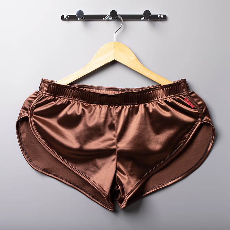 Men's Boxer Shorts Sports Briefs Silky Sleep Pants Home Trousers Men's Underwear