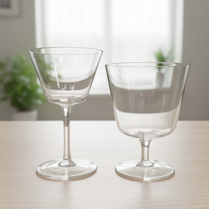 Ultra-Thin Glass Cup Classic Water Cup Wine Glass Lightweight Coffee Cup Wide Mouth Cup Specialty Cocktail Cup Gin Tonic Cup Sparkling Water Cup