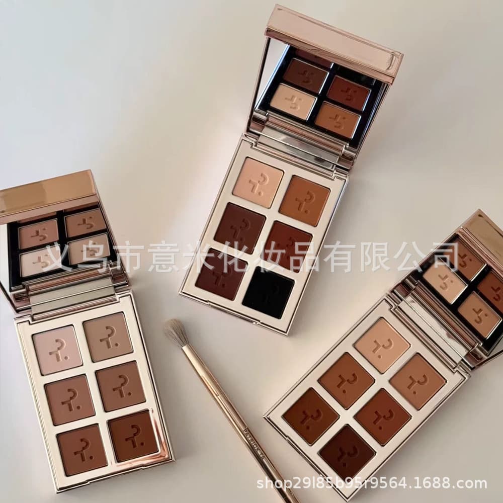 Cross-border Exclusive PATRICK TA Full Matte Major Dimension 6-Color Eyeshadow Palette Light/Medium