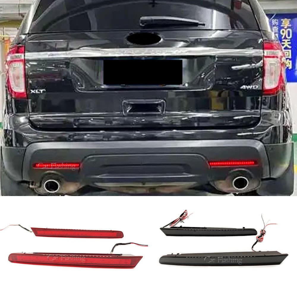 For Ford Explorer 2011-2015 Rear Bumper Light Explorer Brake Light Warning Light Rear Fog Light
