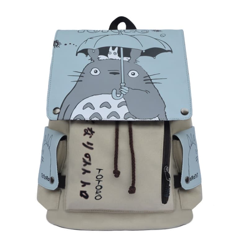 Cross-border Backpack Anime Totoro Backpack One Piece Student Bag Naruto Demon Slayer Bag