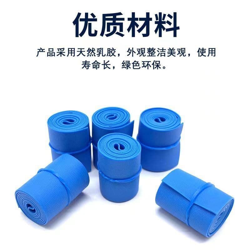 Blue TPE Tourniquet Non-Latex Rubber Emergency Hemostatic Bandage Pressure Band for Outdoor Disposable Use