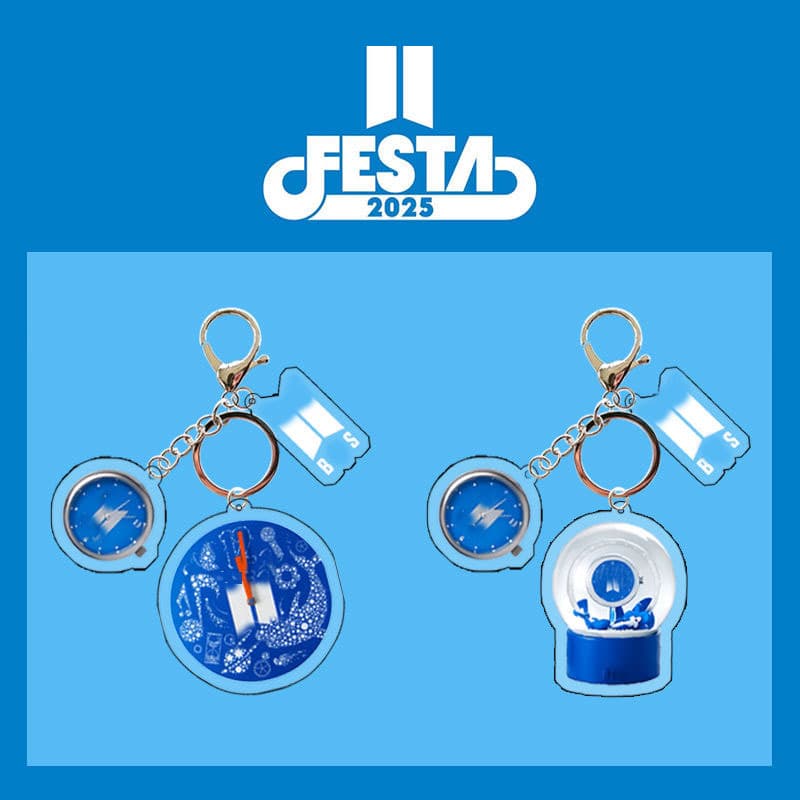 BTS FESTA 2025 Acrylic Keychain Bag Charm Accessory Official Merchandise