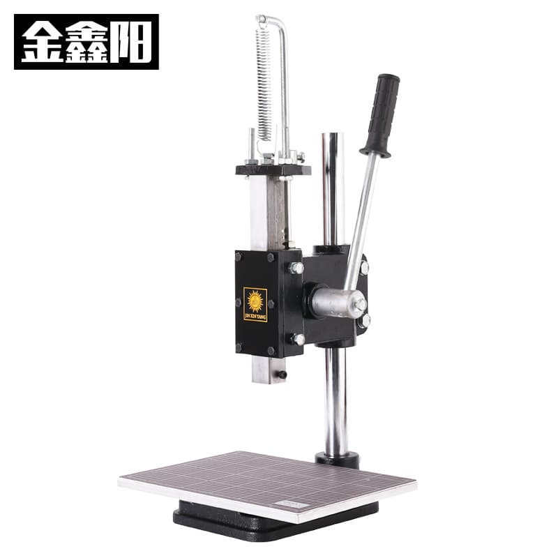 JinXinYang Large Punch Press Manual Press Machine Hand Punch Die Cutting Punching Diamond Chisel Silent Punching Machine